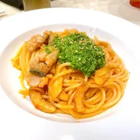 松茸と鱧のパスタ|yosukeさん