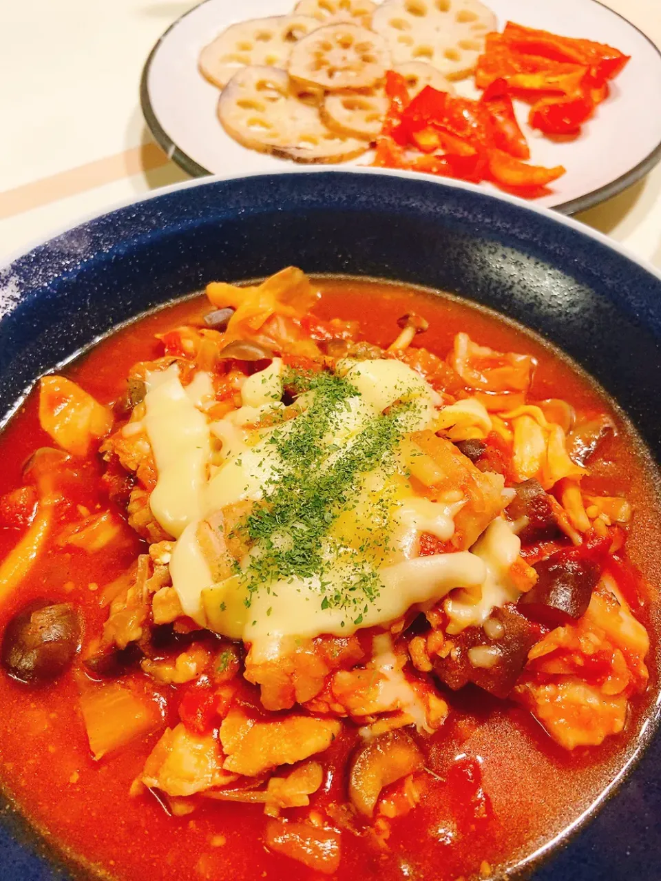 タラのトマトチーズ煮込み|ももこさん