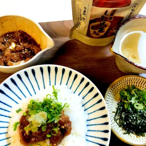 「しいたけ茶袋入　 スタンドパック入 30ｇ入」を使ってみたSnapdishの料理・レシピ写真:ゴマ鯖しいたけ茶漬け