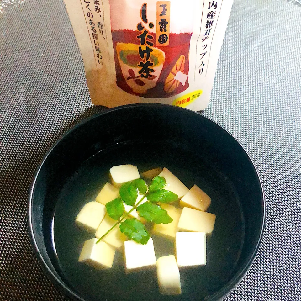 しいたけ茶でお吸い物|ユミさん