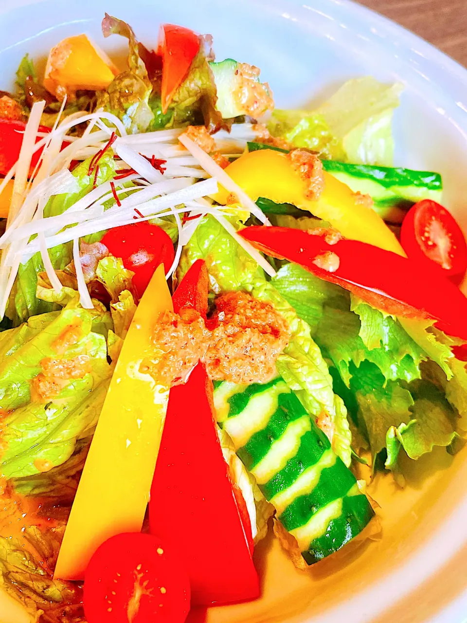 肉の日の焼肉サラダランチのサラダ🥗|Yeluさん