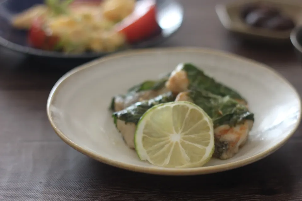 たらのしそはさみいしり魚醤唐揚げ|ちいさなしあわせキッチンさん