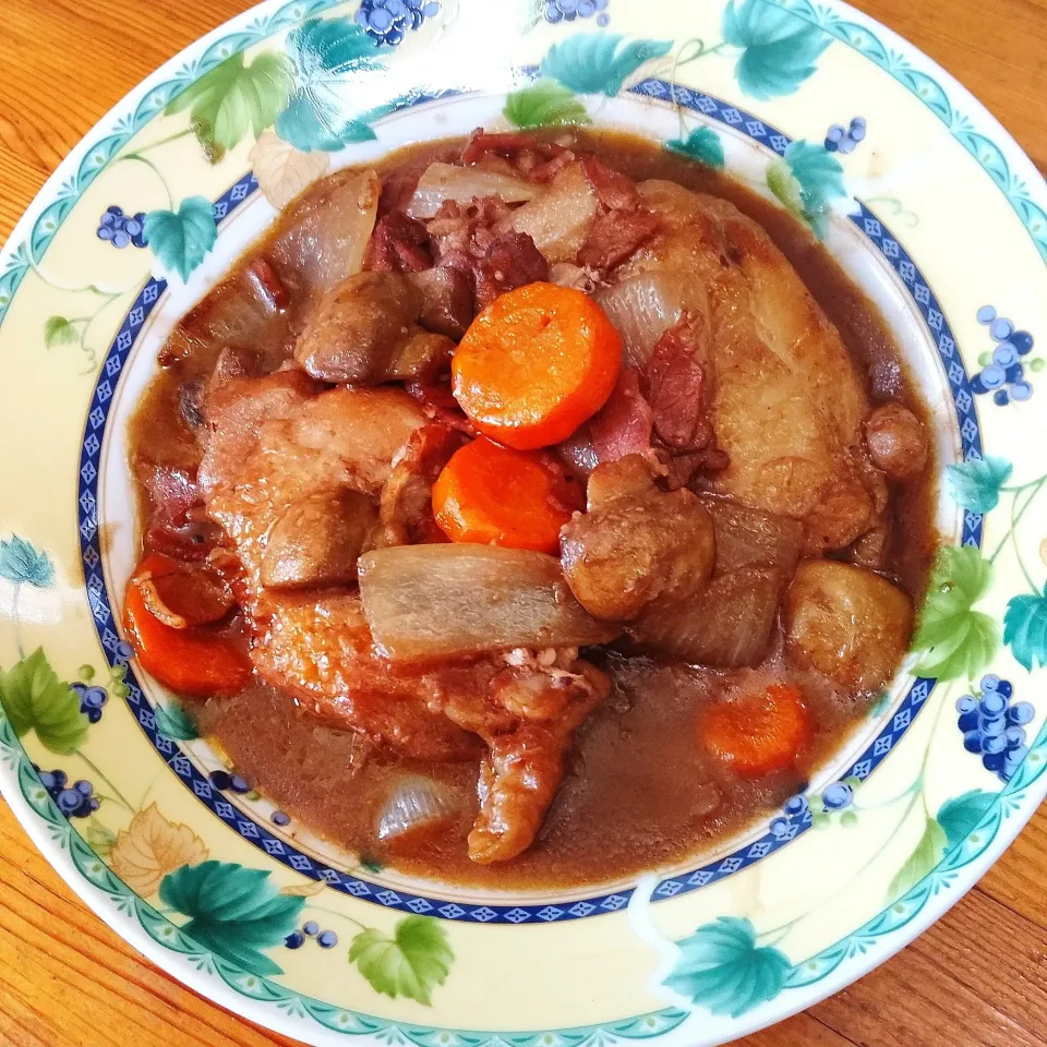 🐔コック・オー・ヴァン🍽️|まゆめろさん