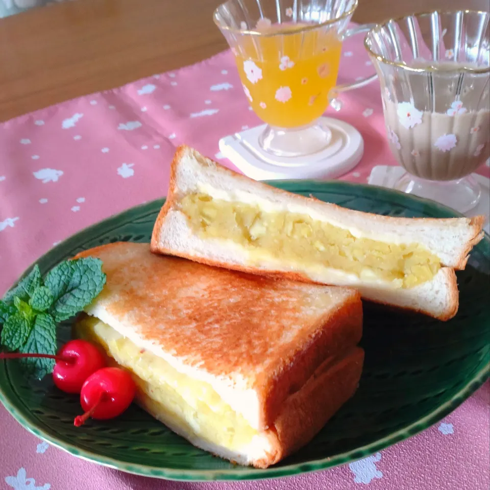 スイートポテトホットサンド|cherry🍒さん