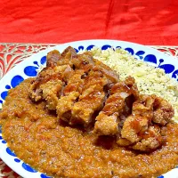 ハーブバターピラフと台湾風カツカレー|からあげさん