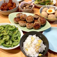 栗ご飯の献立|ふくながさん