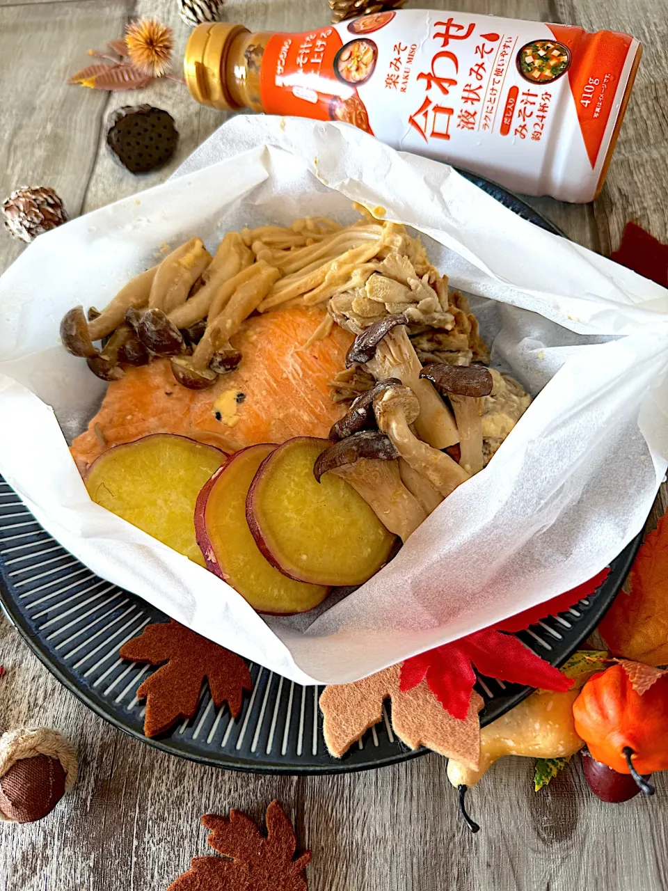 サーモンときのこの蒸籠蒸し✨|いっちゃんさん