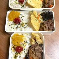 長男、長女、長男の友達弁当🍱|しーちゃんさん