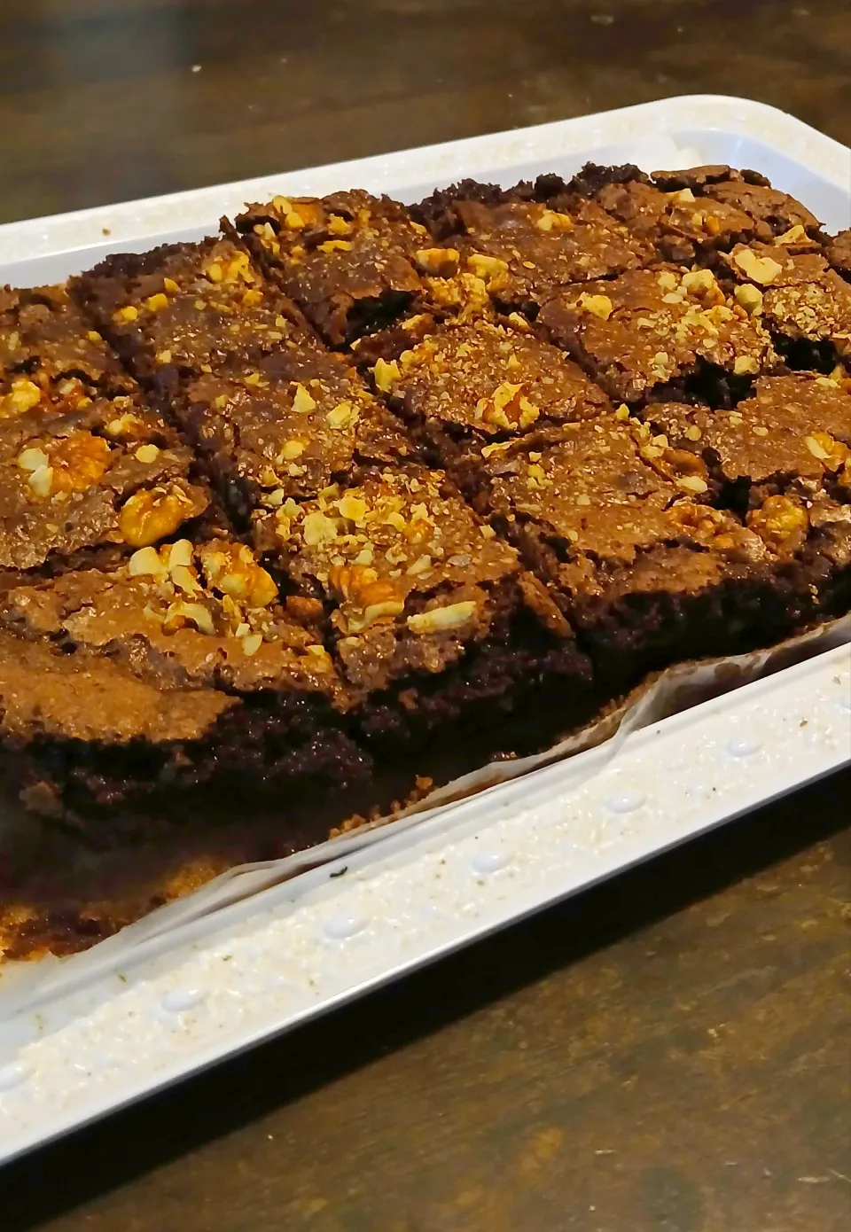 Fudgy Walnut Brownies|hinaさん