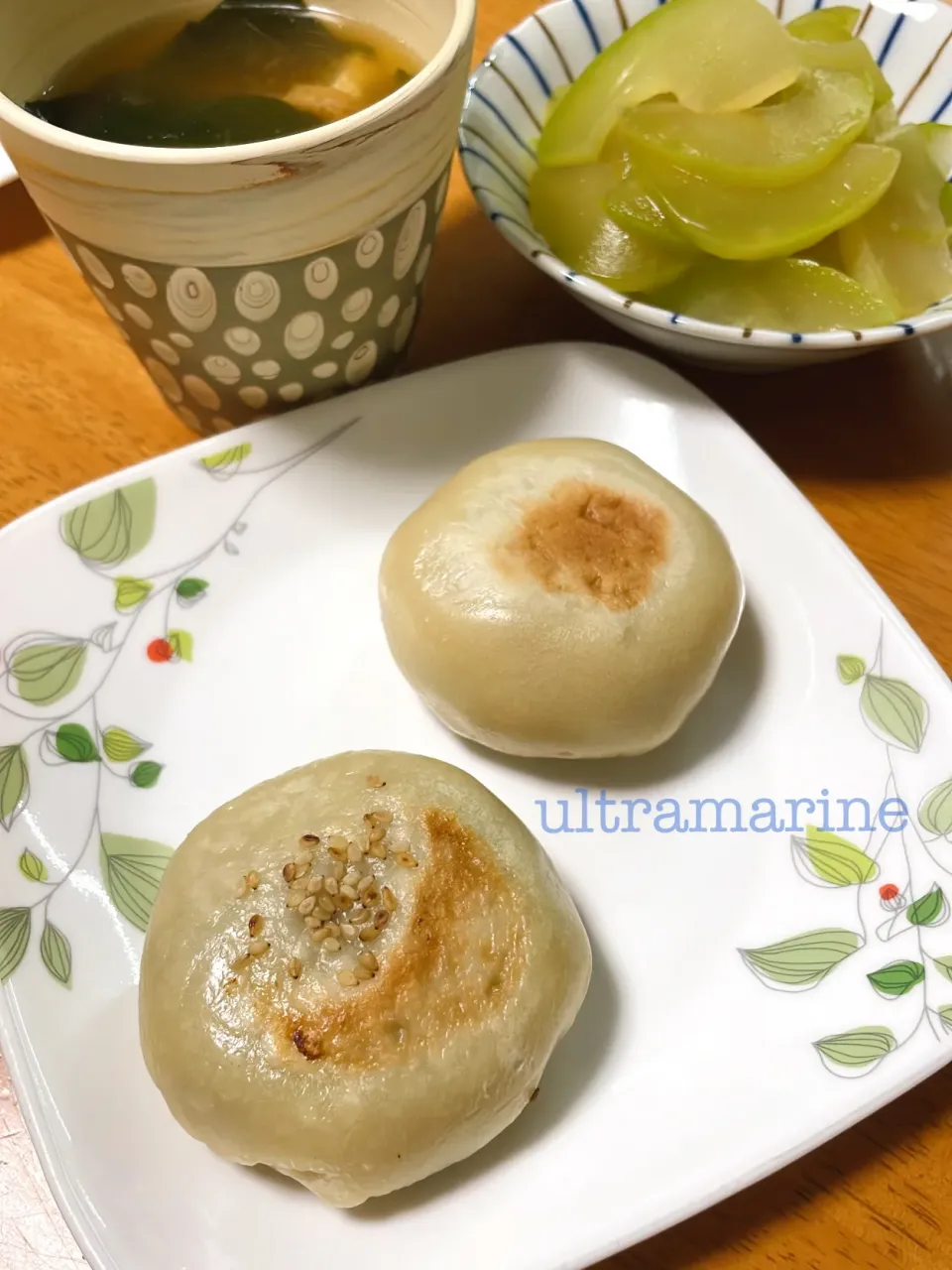 ＊いきなり団子風おやき、中華風おやきで朝ごはん♪＊|ultramarineさん