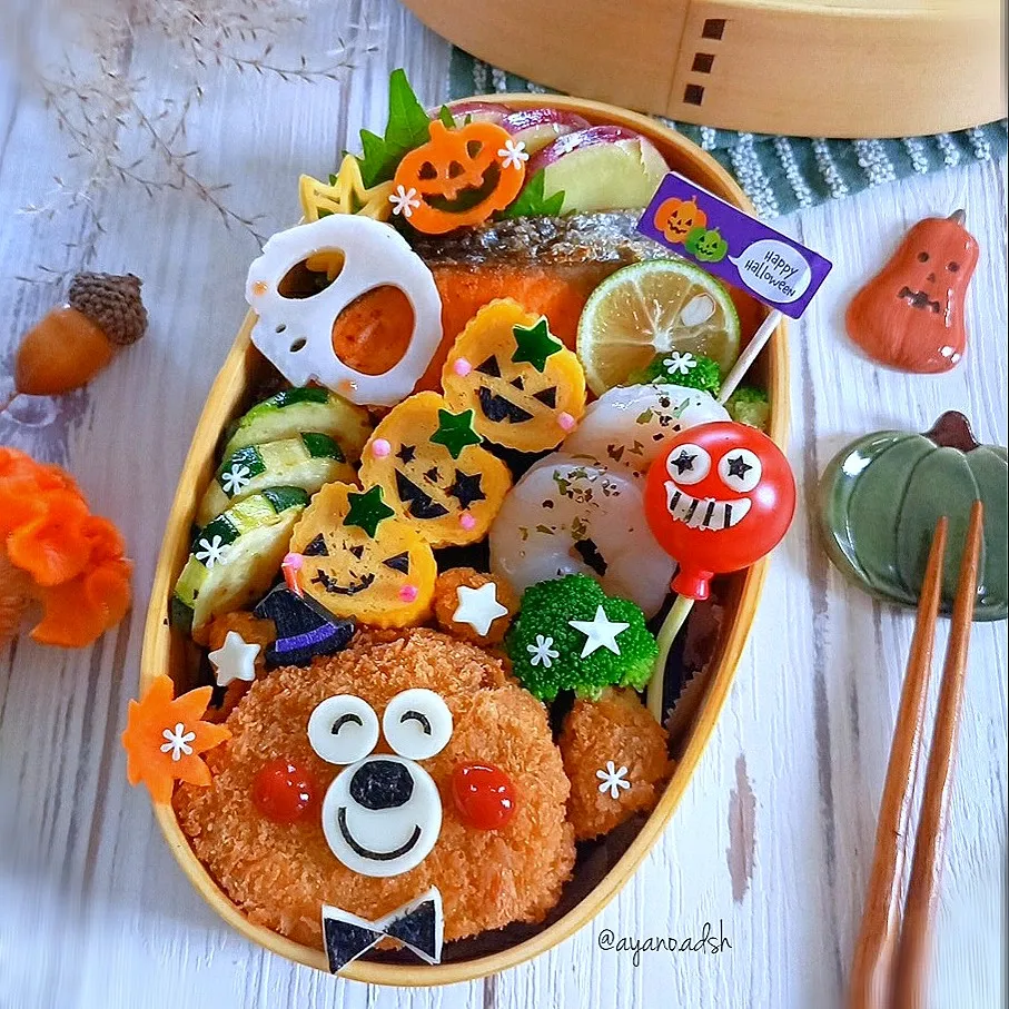 おかずのっけ
海苔弁でハロウィン弁当🎃👻🍭|ayano.adshさん