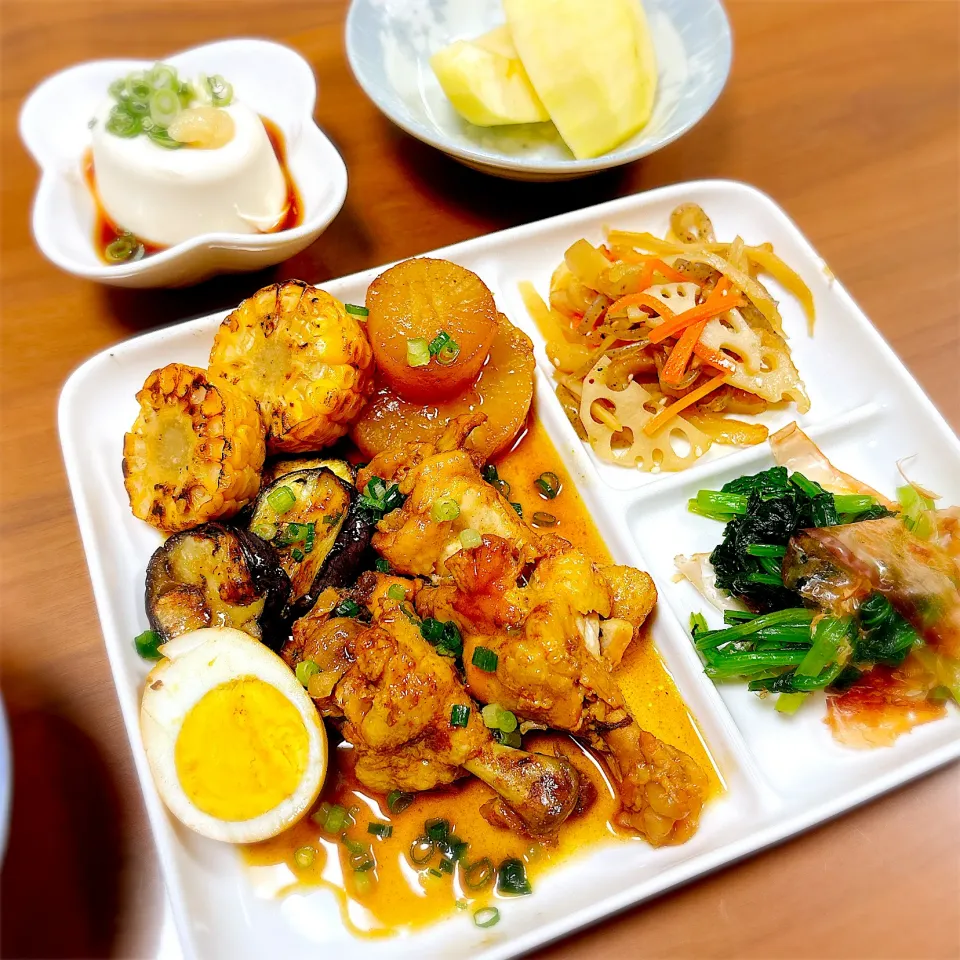 手羽元と大根の和風カレー煮|teritamagoさん