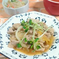 おかちさんの豚肉のガリ炒め