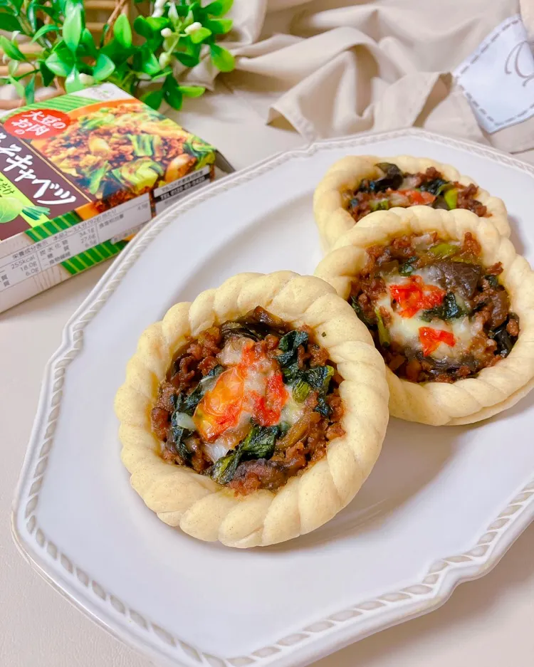 大豆ミートの味噌パン|mai＊さん