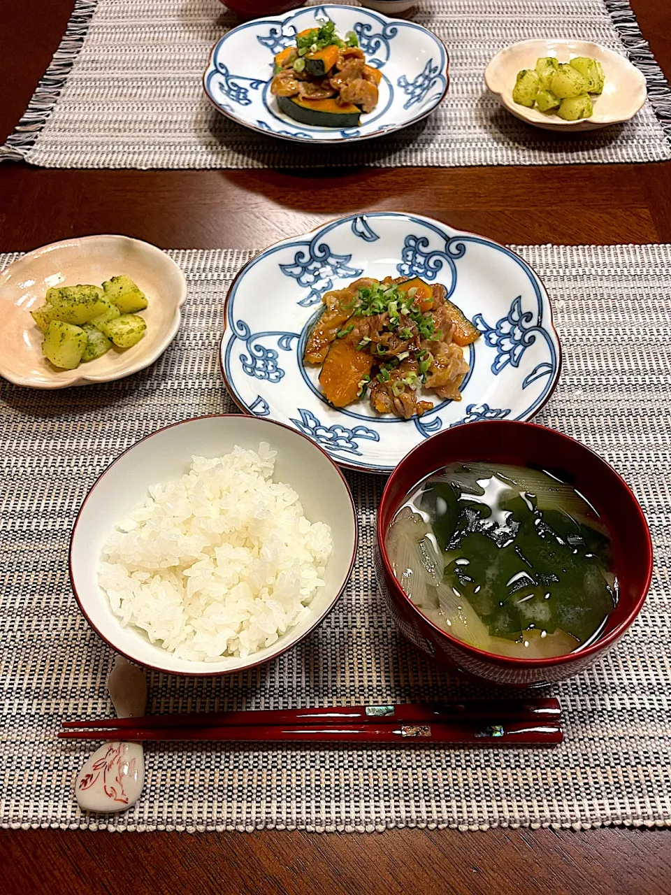 かぼちゃと豚肉の甘辛炒め|lingesさん