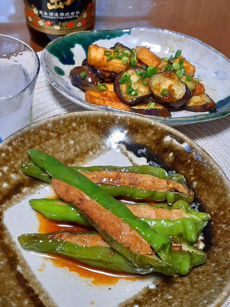 万願寺とうがらし肉詰め💖|びせんさん