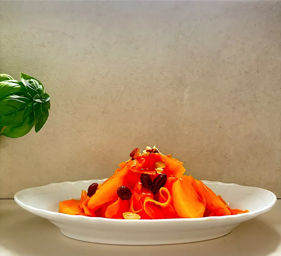 柿と人参のラペ|とっぴぃさん