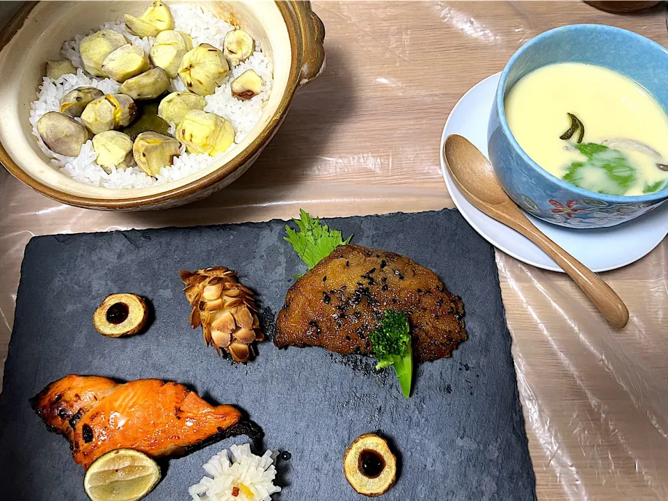 餅とチーズの茶碗蒸し|もーやんさん