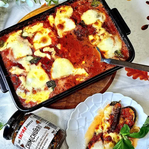 「タパスソースチミチュリ」を使ってみたSnapdishの料理・レシピ写真:茄子のパルミジャーナ 🍆