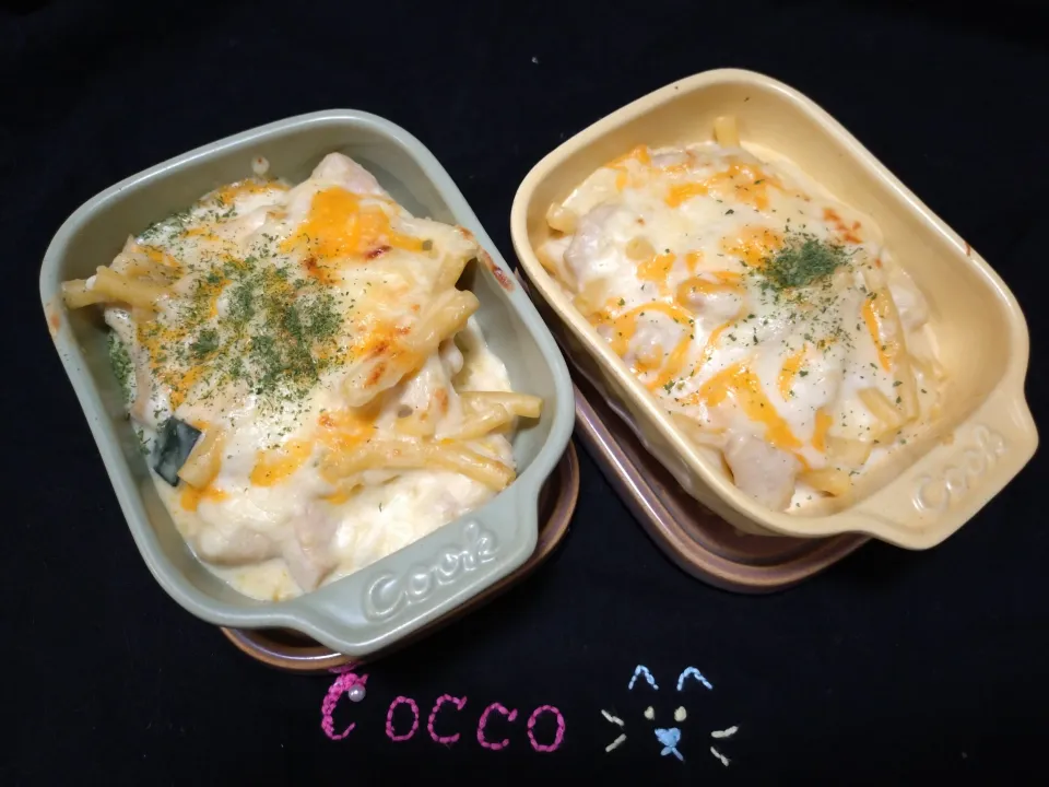 チキンとカボチャのマカロニグラタン✨|cocco+さん