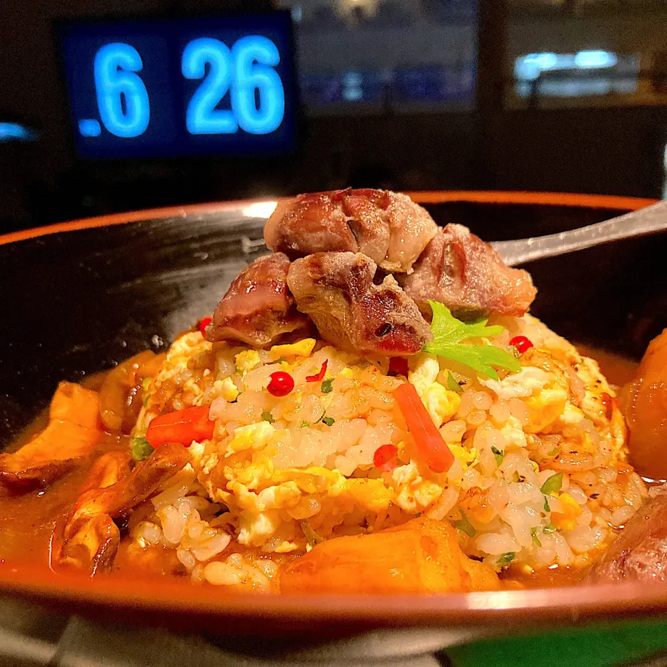 砂ずりのせカレーライス|Kさん