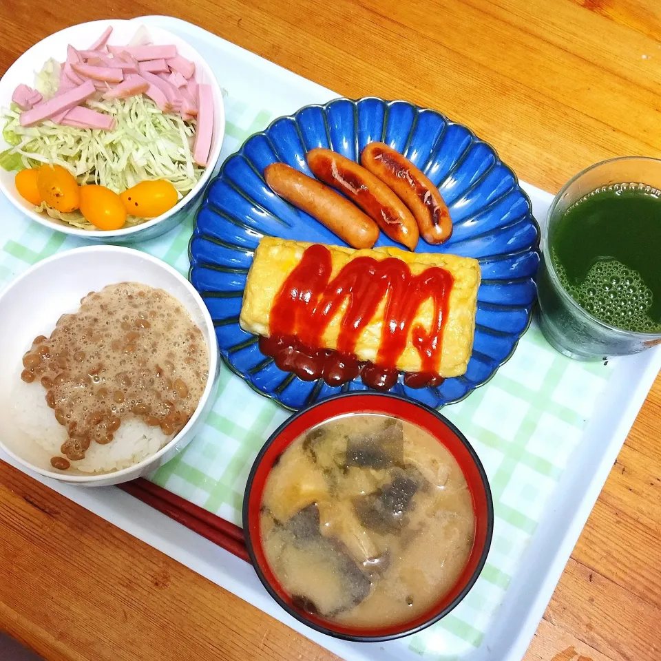 本日の朝ごはん🍚🥢|まゆめろさん
