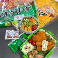R7.10/1  ㈬  ·͜·♡ 今日のお弁当 👨🏻‍🍳|hamakoさん