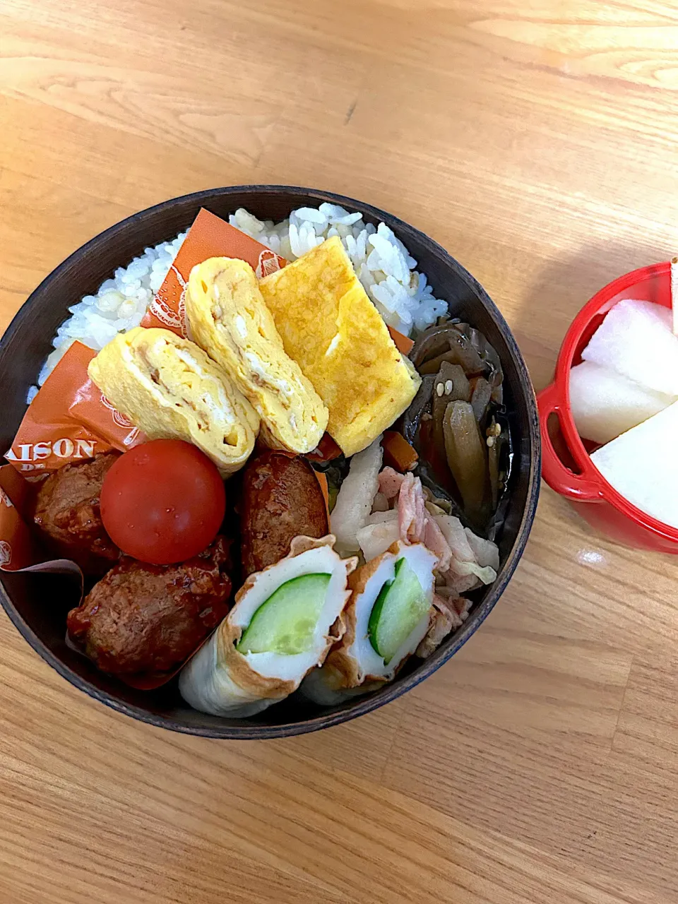 ハンバーグ　梨|JKお弁当さん