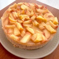 紅茶とりんごのチーズケーキ|ましろさん