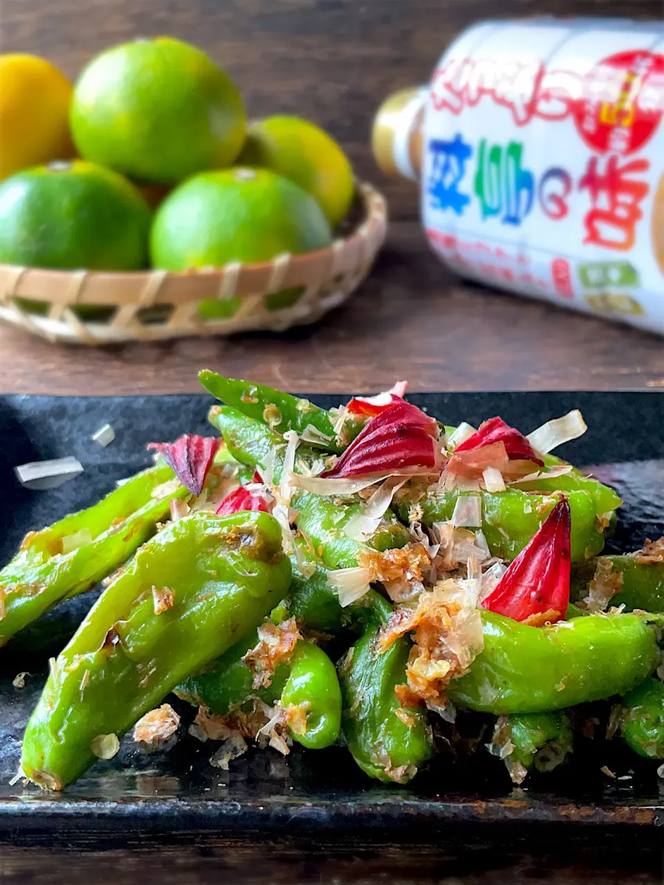液みそ料亭の味で「ししとうのおかかみそ炒め」|9421beruさん