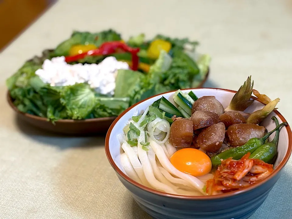 小蕪の煮付けうどん|マニラ男さん