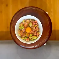 まぐろアボカ丼|えむさん