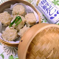 醤湯海鮮だしで焼売 ·͜·♡