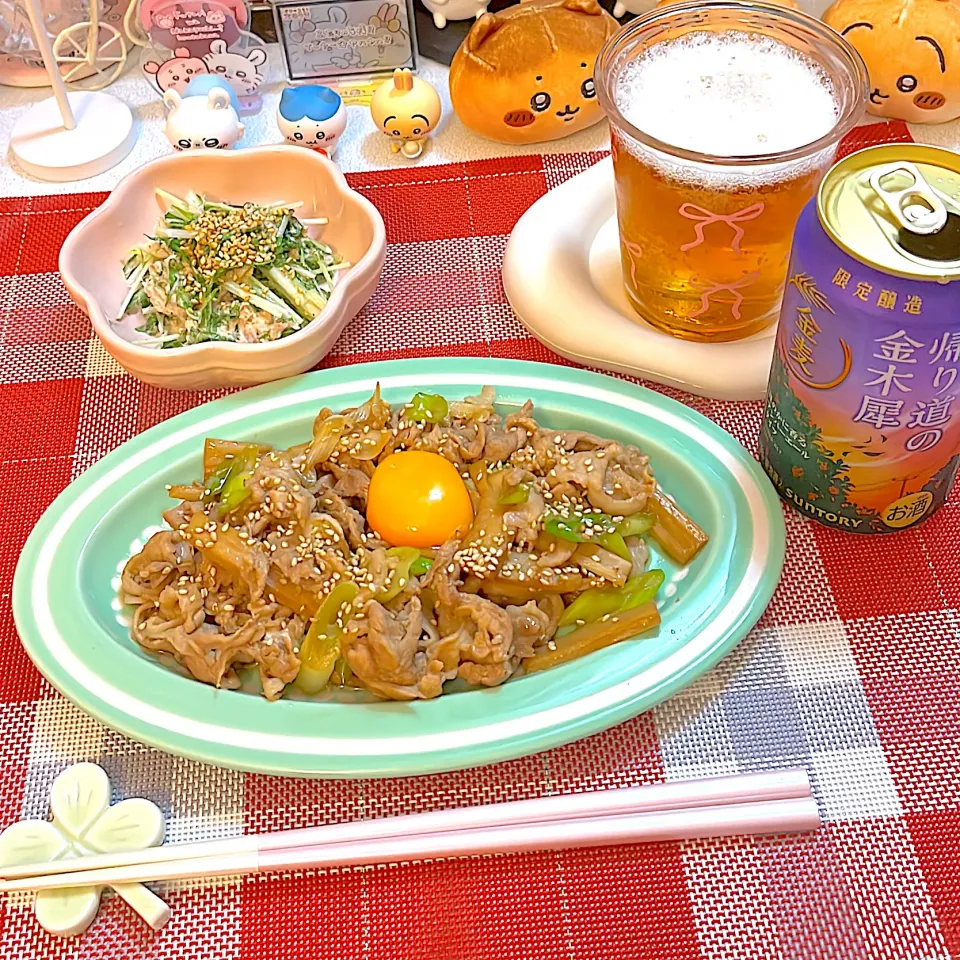 豚ネギメンマ炒め|めいさん