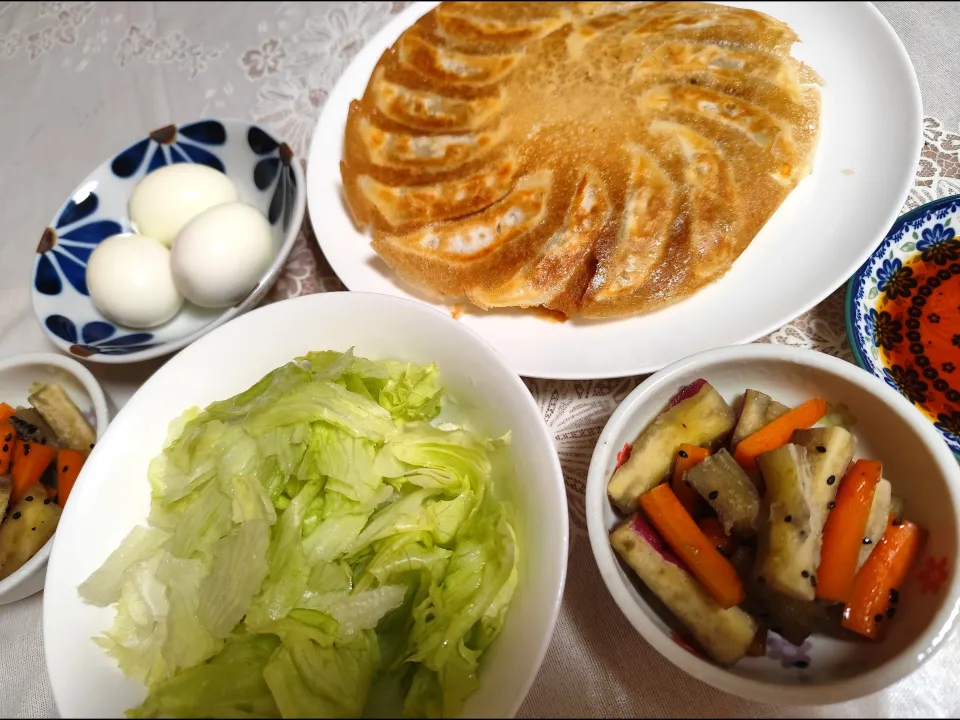 今日は冷凍餃子の夜ごはんメニュー|m.rafuさん