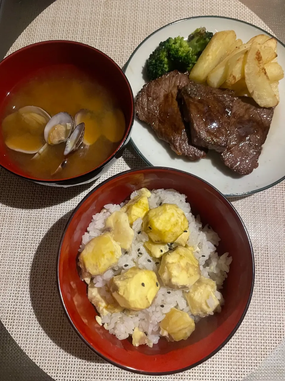 メインは栗ごはん|めんちゃんさん