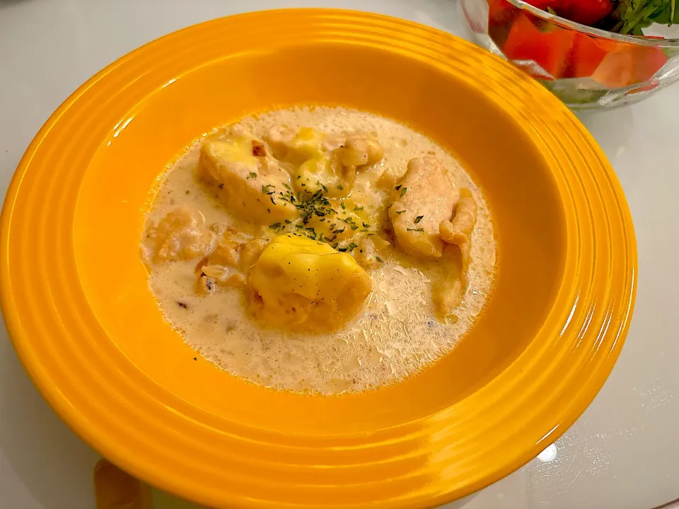 鶏むね肉のとろ〜りチーズ煮|takkoさん