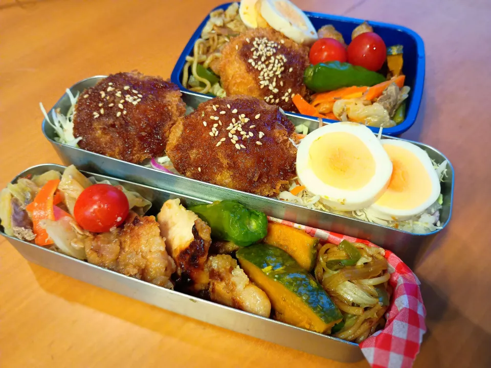 次男・私弁当|tamagomagomagoさん