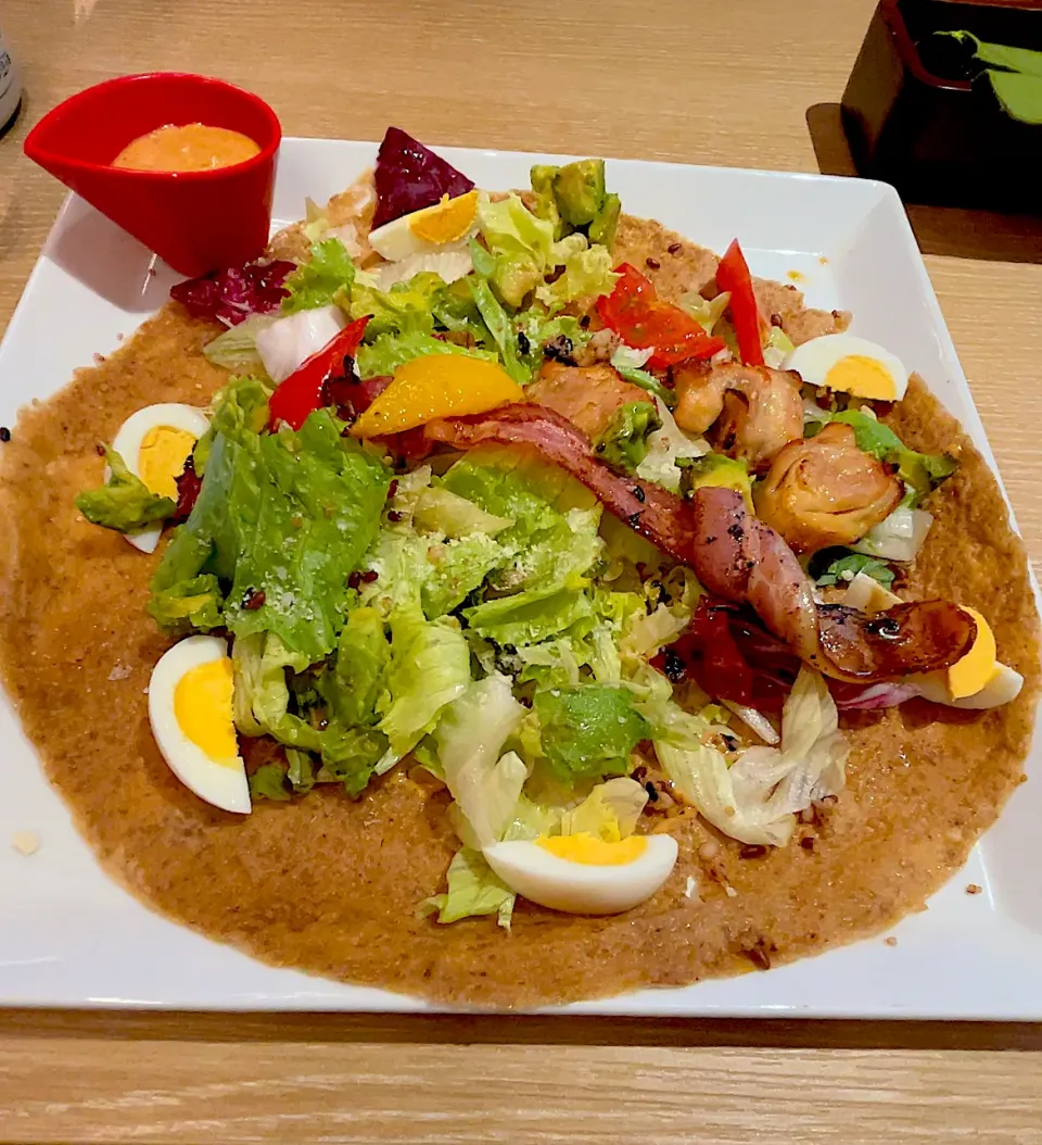 そば粉のガレット|もっさんさん