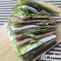 ピアディーナでハムとチーズのレタスサンド|chiaraさん