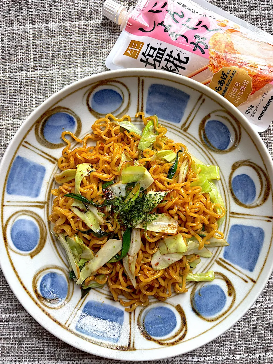 生塩糀ちょい足し甘口醤油の黒焼きそば|栃倉 直人さん