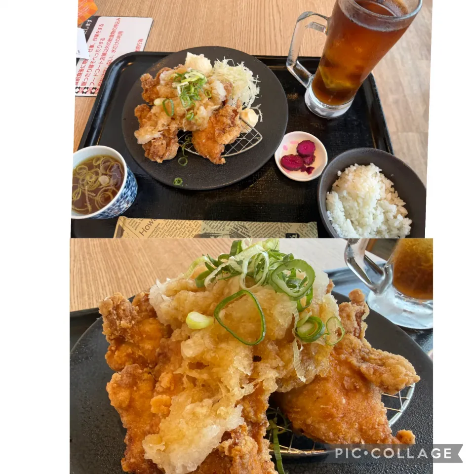 本日の出張ランチは、おろし唐揚げ定食@まぜそば凛々亭ミナカ小田原店。週1回、鶏唐揚げはここで。美味しくいただきました。|sniper66さん