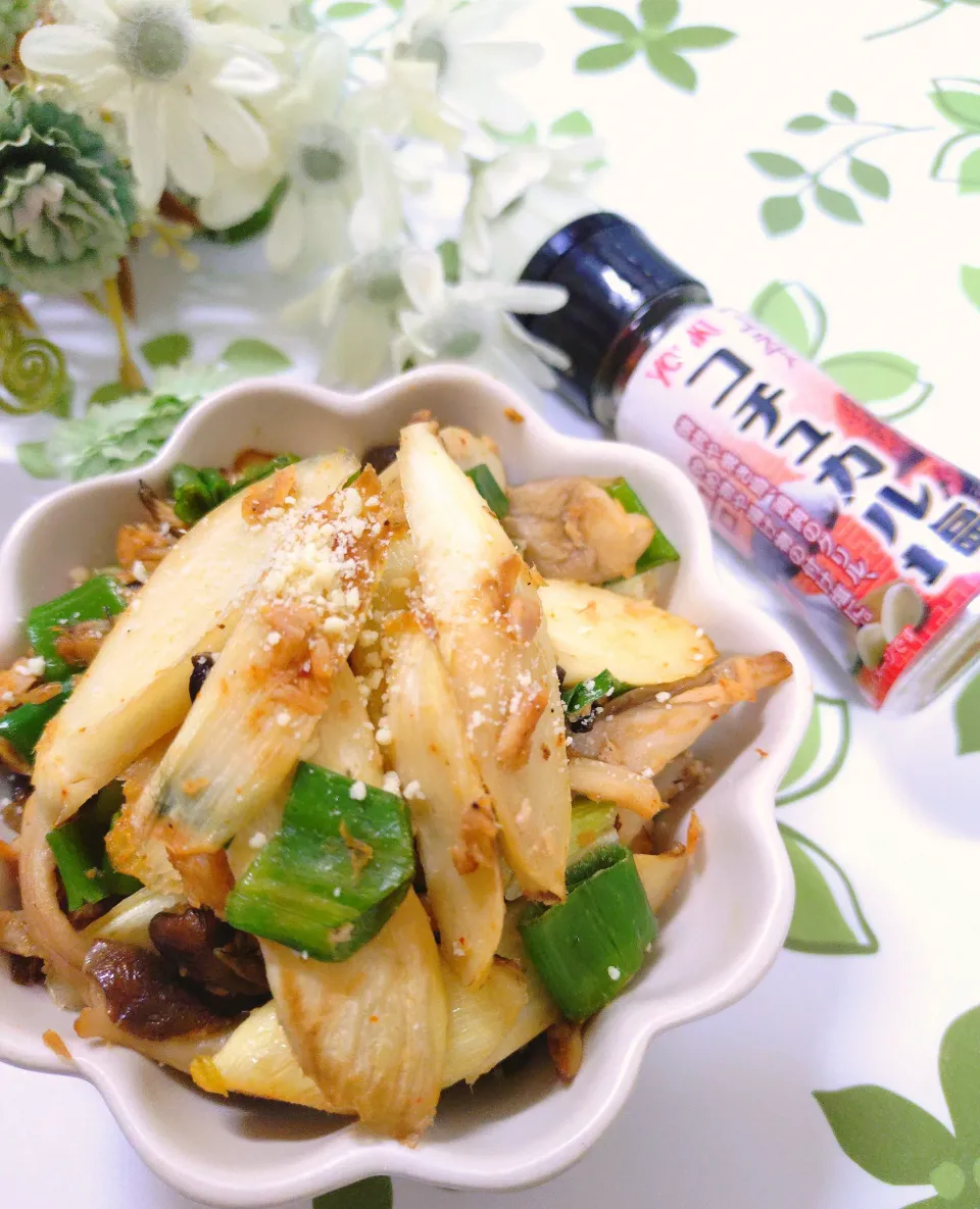 マコモダケ‪🌱‬コチュカル塩バター炒め☺️|fumiさん