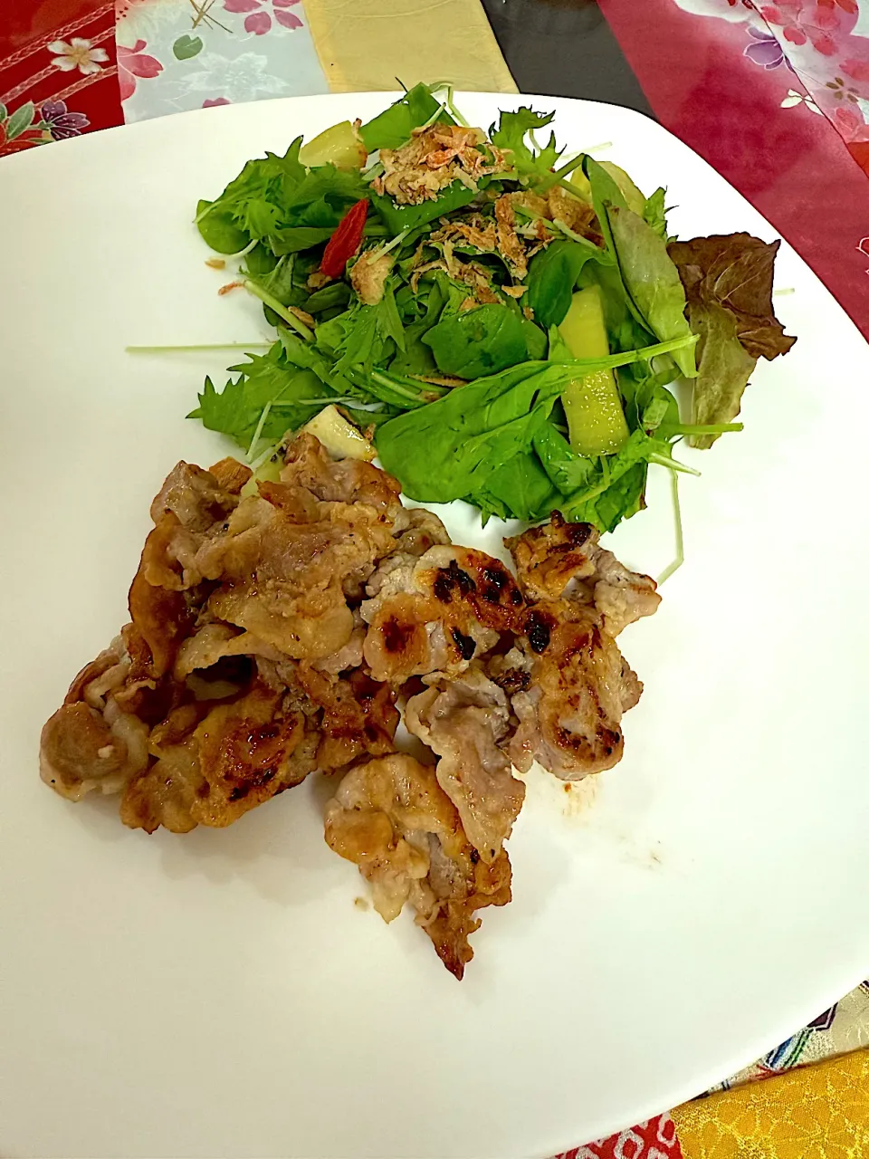 豚肉のにんにく生姜塩麹焼き|プクママさん