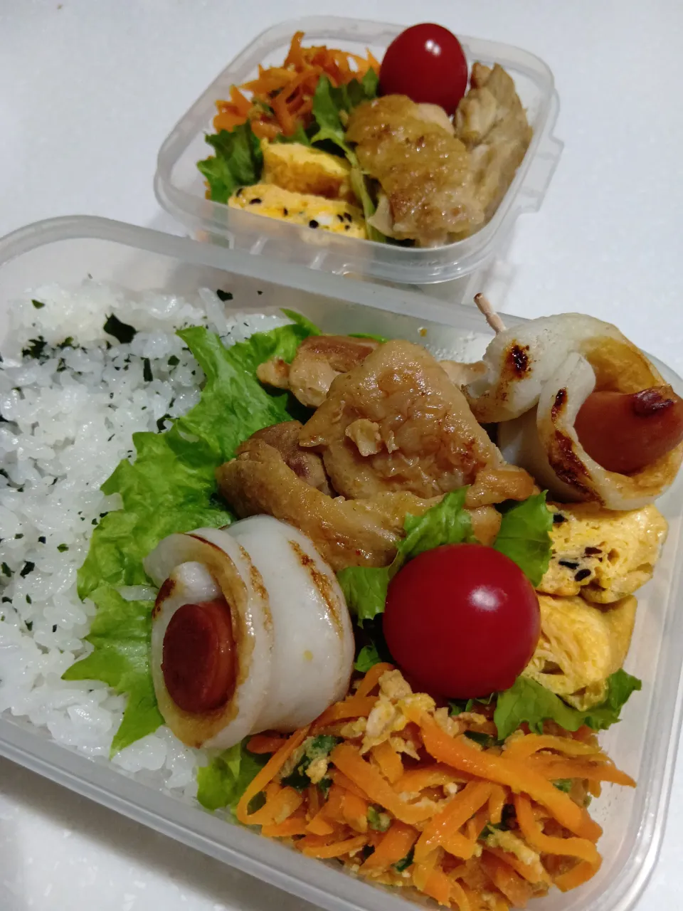 にんじんしりしりー鶏照り焼き弁当|yayoi.Kさん