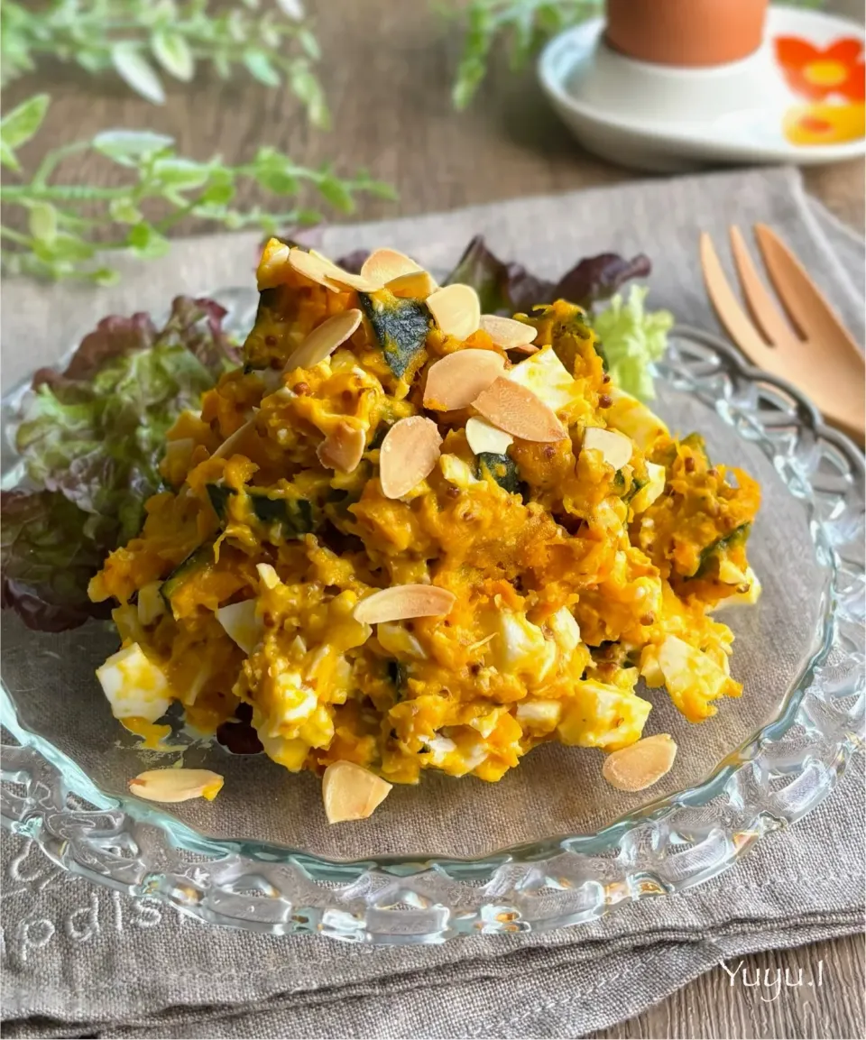 かぼちゃと卵のマスタードサラダ|ゆーこどんさん