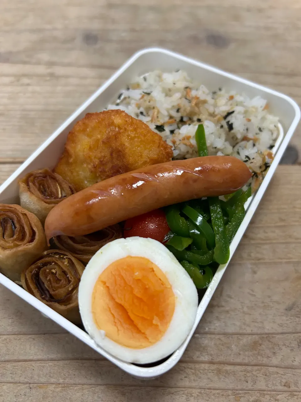 なすの春巻き弁当|junさん