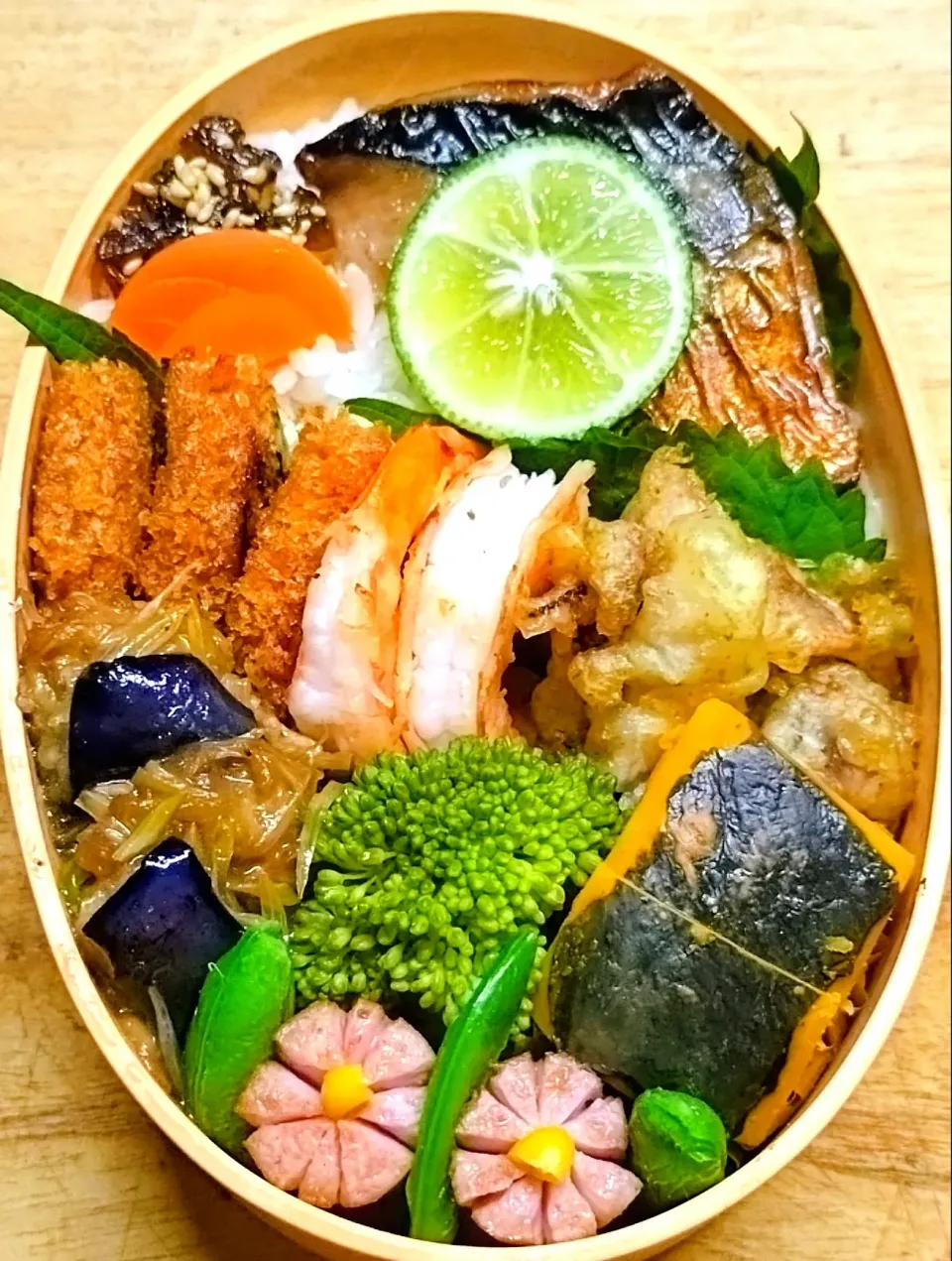 焼き鯖弁当🍱|にゃん(=^・^=)さん