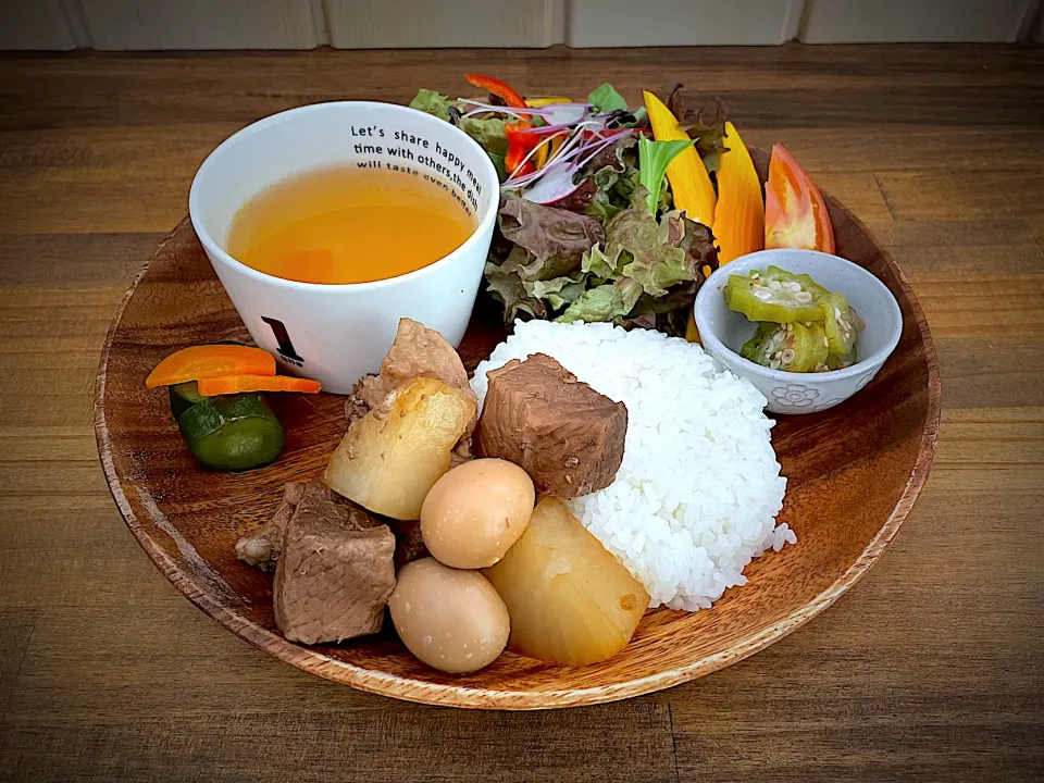 豚角煮ランチ|maSami＊さん