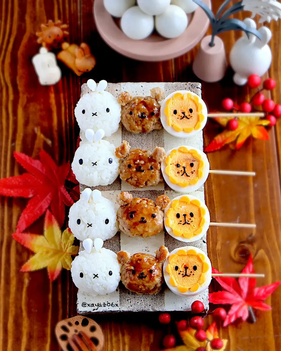 ミッフィーのお月見串|あーたんさん